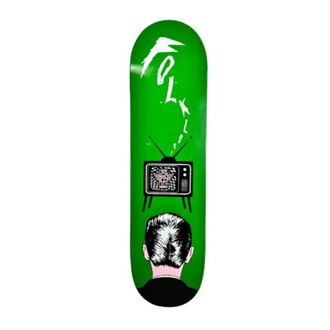 Folklore Fibretech Lite TV Green 8.25 Skateboard Deck