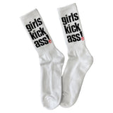 Foundation Girls Kick Ass White Socks