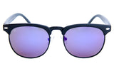 Happy Hour G2 Matte Black Blue Mirror Sunglasses