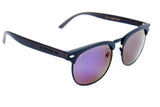 Happy Hour G2 Matte Black Blue Mirror Sunglasses