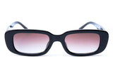 Happy Hour Oxford Matte Black Sunglasses 