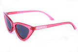 Happy Hour Space Needles Clear Red Sunglasses