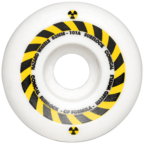 Hazard Sign CP+ Conical Surelock 54mm 101A Skateboard Wheels