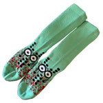 Heroin Curb Killer Teal Socks