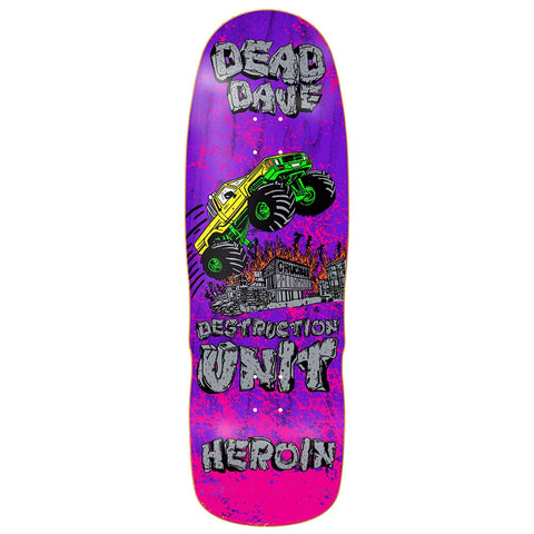 Heroin Dead Dave Knock Off 10.1 Skateboard Deck 