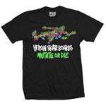 Heroin Good Shit Mutated Black Tee
