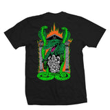 Heroin King Croc Black Tee