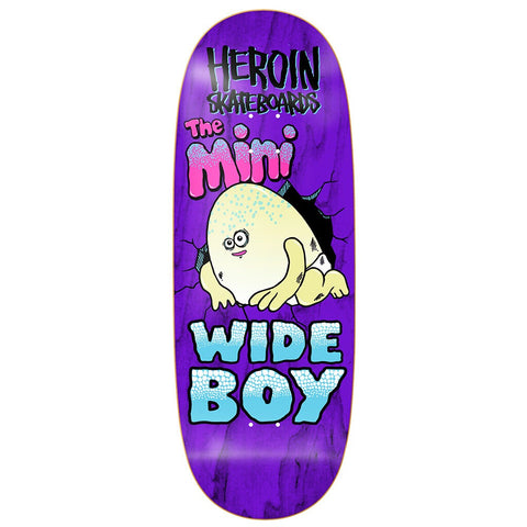 Heroin Mini Wide Boy 10.5" Skateboard Deck