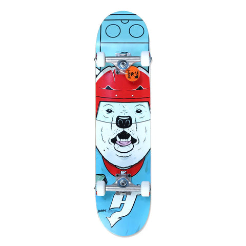 Holiday Sporting Animals Polar Bear 7.5 Complete Skateboard