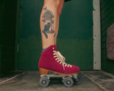 Chuffed Burgundy Rollerskates