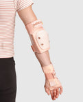 Impala Adult Rose Gold 3 Pad Set elbow and wrist on model