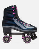 Impala Black Holographic Rollerskates side view