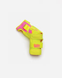 Impala Junior Barbie Bright Yellow 3 Pad Set wrist guard detail
