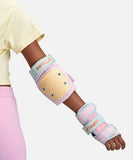 Impala Junior Pastel Block 3 Pad Set elbow and wrist on model
