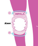 Impala Knee Pad Size Measurement Instructions