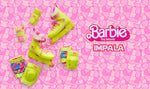 Impala Lightspeed Barbie Bright Yellow Rollerblades with pad set banner