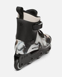 Impala Lightspeed Monochrome Marble Rollerblades rear side view