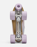 Impala Lilac Glitter Rollerskates bottom view