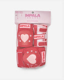 Impala Junior Red Hearts 3 Pad Set