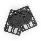 Independent 1/4" Black Riser Pads