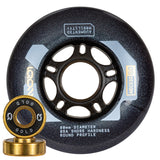 Iqon Access Dark Grey 80mm Combo 4 Pack Rollerblade Wheels