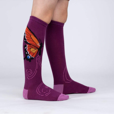 Sock It To Me The Monarch Youth Knee Socks