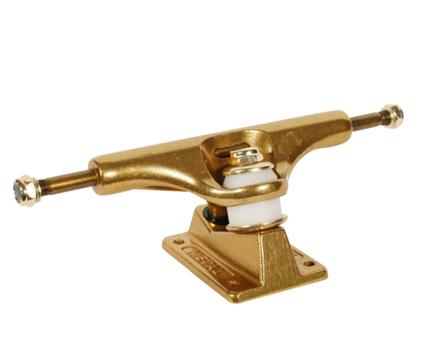 Metal Hollow Anodized Gold 5.25" Pair Skateboard Trucks