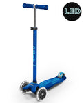 Micro Maxi Deluxe Navy LED Scooter