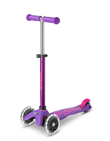 Micro Mini Deluxe LED Purple/Pink Scooter