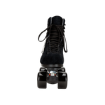 Moxi Lolly Black Rollerskates front view