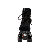 Moxi Lolly Black Rollerskates front view