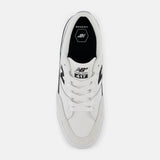 New Balance 417 Frankie Villani White Black Skateboard Shoes top view