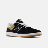 New Balance Numeric 425 Black Tan White Skateboard Shoes angled view