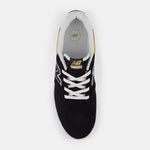 New Balance Numeric 425 Black Tan White Skateboard Shoes top view