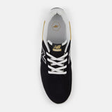 New Balance Numeric 425 Black Tan White Skateboard Shoes top view