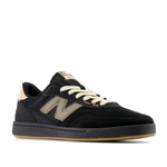 New Balance Numeric 440 Black Olive Skateboard Shoes angled view