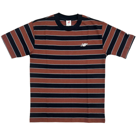 New Balance Numeric Thick Stripe Black Brown Tee