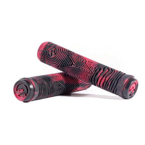 North Scooters Industry Red Swirl Hand Grips