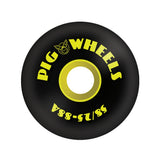 Pig RT 58mm 88a Black Skateboard Wheels
