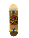 Santa Cruz Classic Dot Yellow 7.75" Complete Skateboard