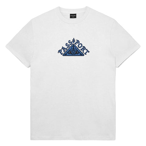 Passport Manuscript White Tee 