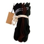 Passport Sox 3 Pack Black Green Choc Socks