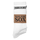 Passport Sox White 3 Pack Socks