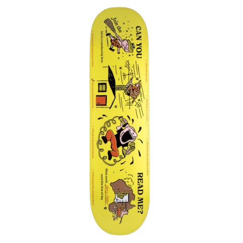Passport Eyeball Can You Read Me 8.25 Skateboard Deck