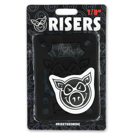 Pig Risers 1/8 Black 