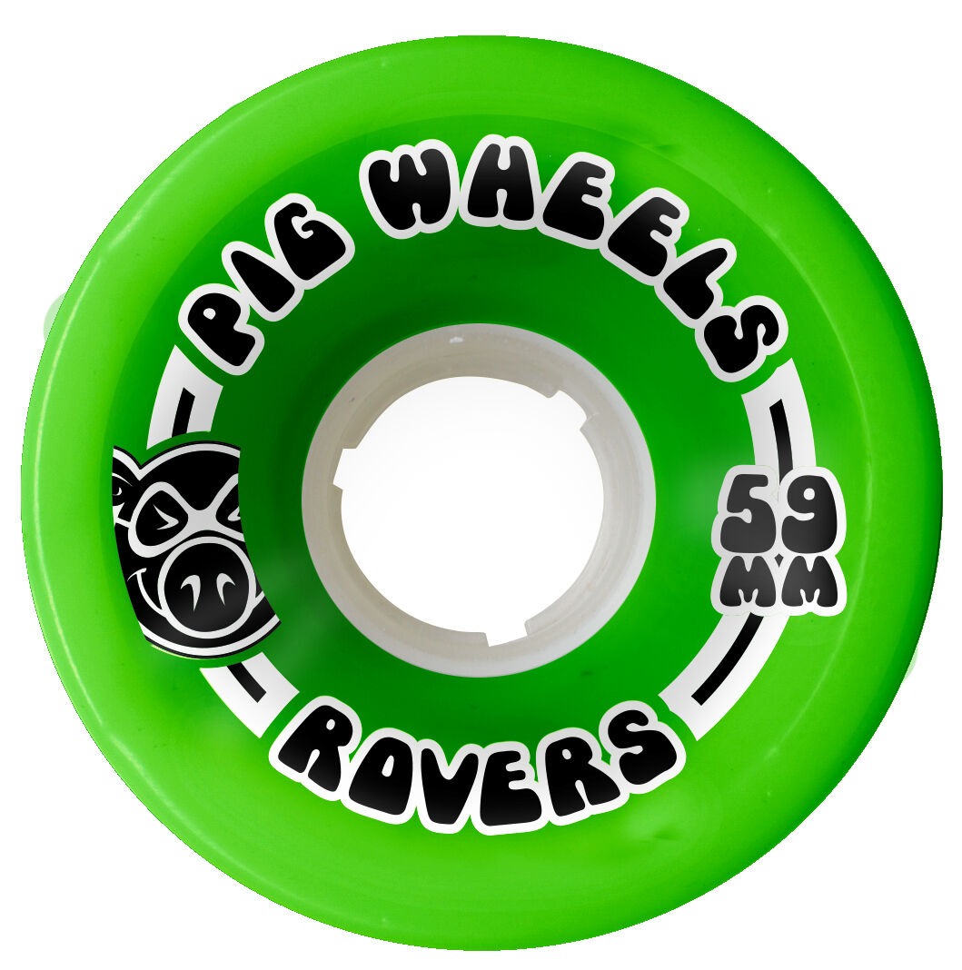 Pig Rover 59mm 85a Green Skateboard Wheels – World Of Wheelcraft