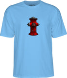 Powell Peralta Anderson Hydrant Carolina Blue Youth Tee