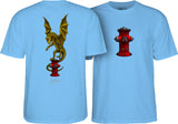 Powell Peralta Anderson Hydrant Carolina Blue Youth Tee