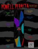 Powell Peralta Anderson Theory Map 9 x 33 Skateboard Griptape