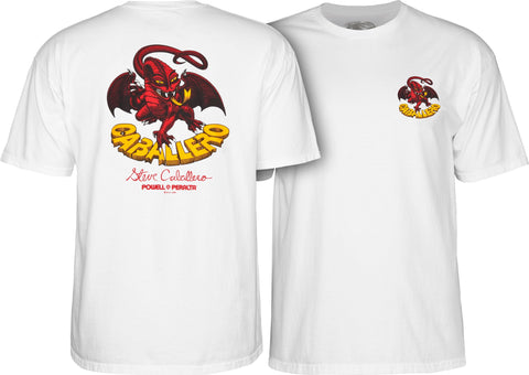 Powell Peralta Caballero Dragon II White Tee